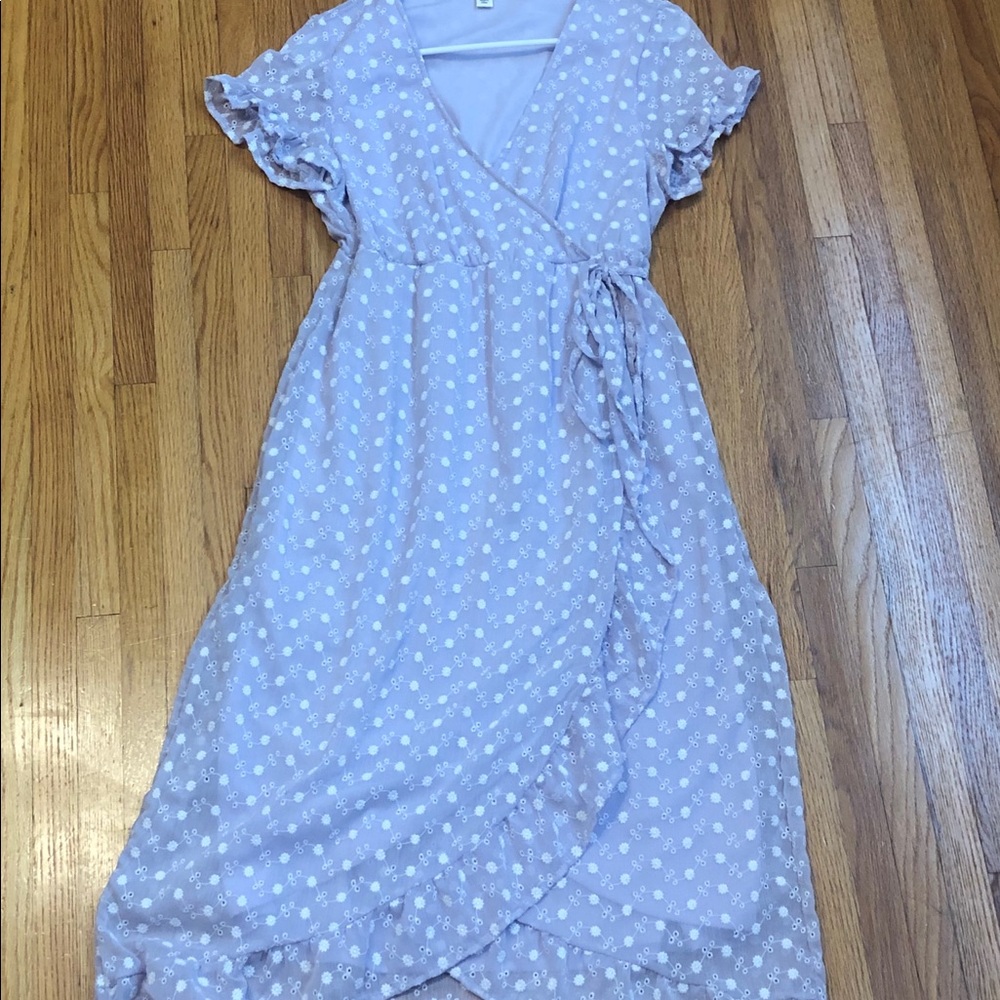 Women’s midi wrap dress